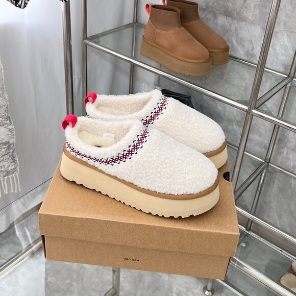 UGG Tazz Slipper Heritage Braid Natural - Picture 1 of 8